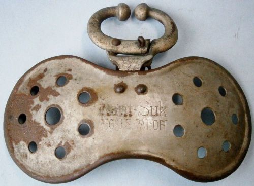 Kant-suk young calf mouth guard marked reg. u.s. pat. off., from the early 1900’ for sale