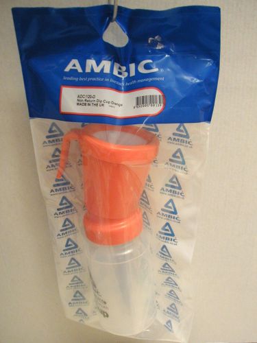 Ambic - Non Return Dip Cup - Teat Dipper - Orange