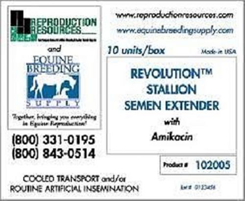 Equine Revolution Stallion Semen Extender 100ml with Antibiotic
