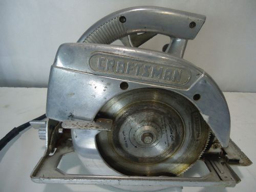 Vintage craftsman 6 1/2&#034; circular electric saw 336.27962 extra light alluminum for sale
