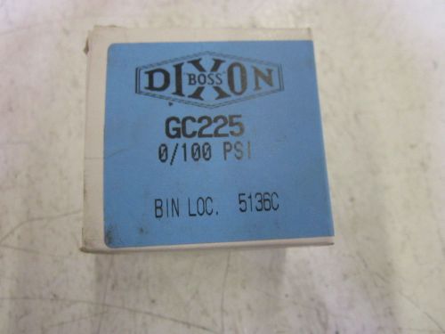 LOT OF 10 DIXON GC225 0-100PSI *NEW IN A BOX*