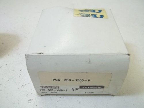 OMEGA PGS-35B-1500-F GAUGE 0-1500 *NEW IN A BOX*