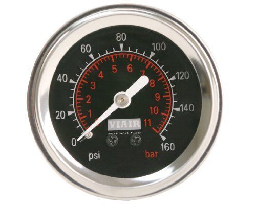 Viair 90085 160 psi 1.5&#034; single needle air gauge for sale