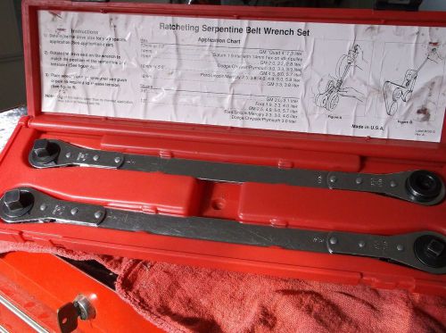 Matco 2-piece serpentine belt wrench kit sbk85 for sale