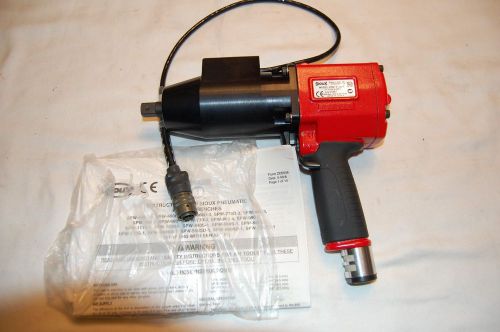 Sioux Model SPW-1110-1 1/2&#034; Drive Pneumatic Pulse Wrench with Electroncic Plug