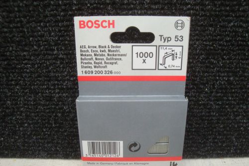 1000 x bosch type 53 6mm staples 1 609 200 326 for sale