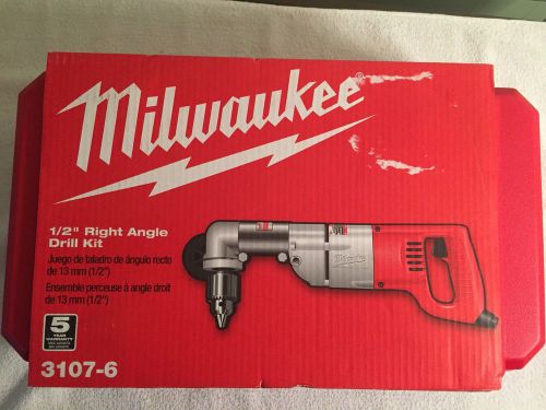 Milwaukee 3107-6 1/2&#034; Heavy Duty D-Handle Right Angle Drill Kit