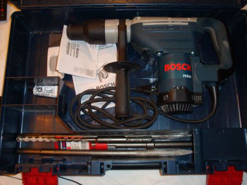 Used Bosch Combination Rotary Hammer Drill 11240 SDS Max Bits