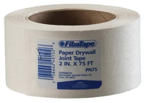 St. Gobain Fibatape, 2&#039; x 75&#039;, Paper Drywall Joint Tape, White, 4 Pack