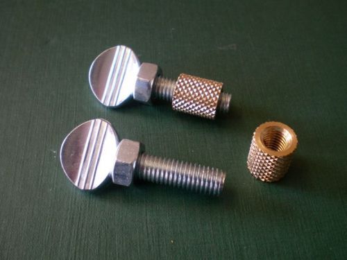8mm Hunsworth Hole Clamps with M8 thread Pk of 2