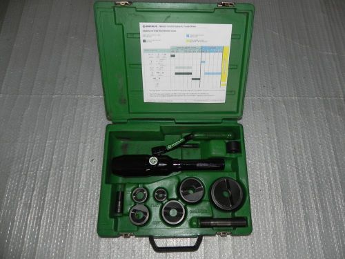 Greenlee 7806SB Quick Draw Hydraulic Punch Kit 1&#034; to 2&#034; conduit 767,7310,800