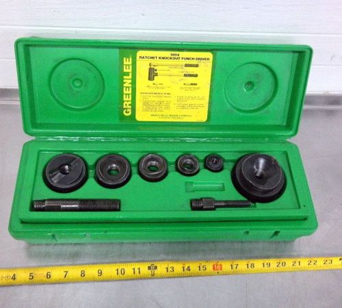 Greenlee 1806 Hydraulic Knockout Metal Punches Dies 1/2” C to 2” Conduit