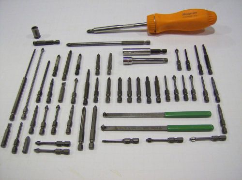 Orange snap-on ratcheting screwdriver torx harpoons aircraft tools for sale