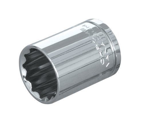 TEKTON 14172 3/8 in. Drive by 16mm Shallow Socket  Cr-V  12-Point