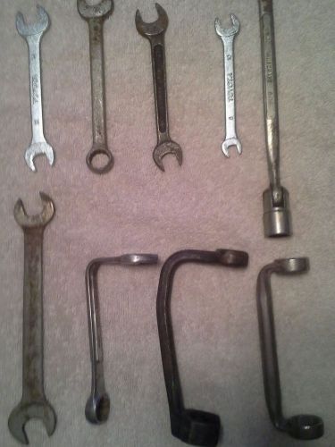 Lot of various mechanics  wrenches various sizes : usa and off brands