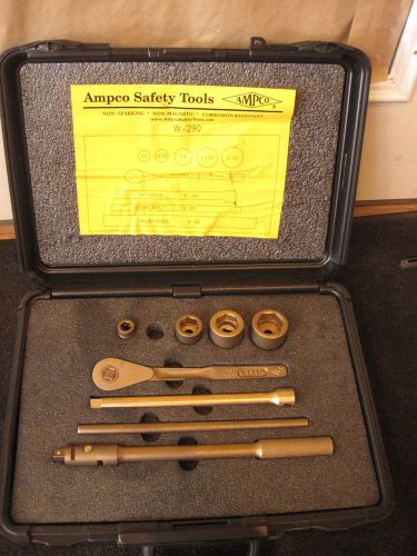 Ampco Brand Safety Tools Model W-290 Wrench and Socket Set NEVER USED