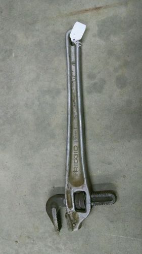 Ridgid offset pipe wrench 18&#034; aluminum