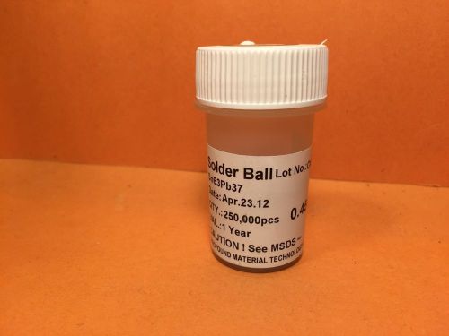 1 Bottle 250K pcs 0.45 mm BGA Reballing Leaded Solder balls C4PQ