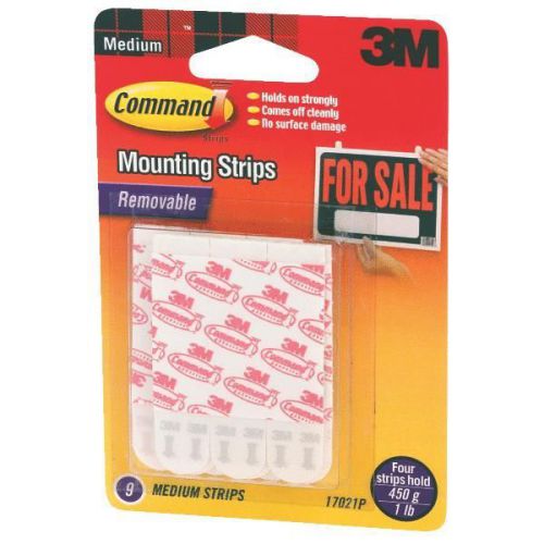 3m 17021p command medium refill mounting adhesive strip-medium command strips for sale