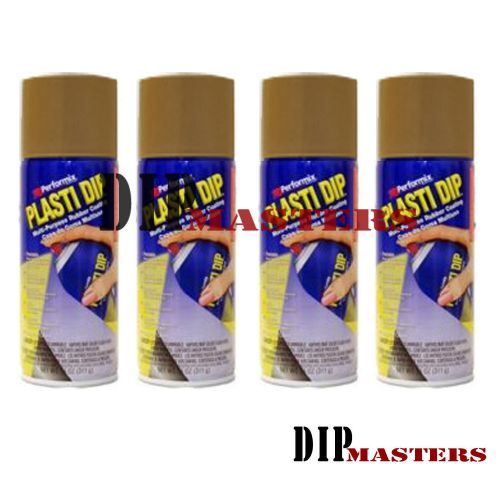 Performix plasti dip 4 pack of metallic vintage gold spray can rubber dip for sale