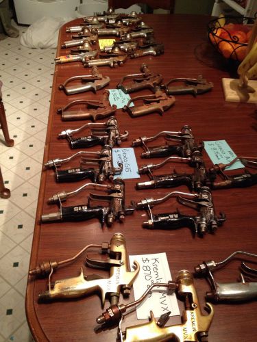 Huge lott hvlp of 25 spray guns g15 /aa kremlin mxv graco plus devilblss msv-531 for sale