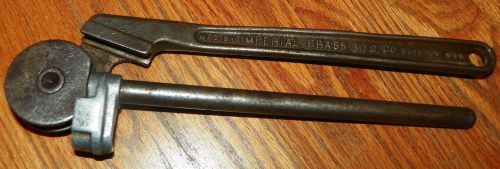 Imperial brass mfg. chicago u.s.a. tubing bender 3/8&#034; 15/16r 0-to 180 # 364f vtg for sale