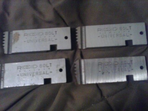 One set of rigid 1 1/4&#034; 7 n.c. bolt dies for universal head for sale