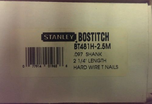 BOSTITCH, BT481H-2.5M, Concrete Nails. 2-1/4&#034;, PK 2500