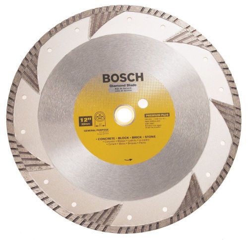 Bosch db1263 premium plus 12-inch dry or wet cutting turbo diamond saw blade new for sale