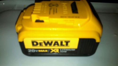 1 New Genuine Dewalt 20V  DCB204 4.0 AH Battery For Drill, Saw,  Max xr Lithium