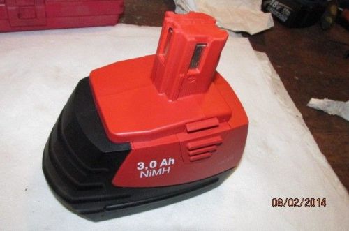 HILTI   18V rechargeable battery SFB 185/3.0 NiMh #370102  NEW IN BOX (449)