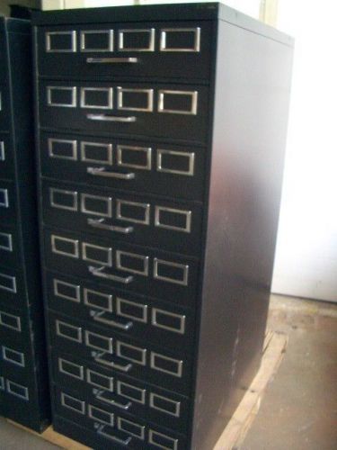 (8) hon black tool storage cabinets &gt;9 drawer 52tx29w &gt;delivery avail ny-nj-pa for sale