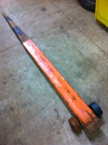 Super duty johnson steel bar lever dolly mover wheeled lift wedge #11 for sale