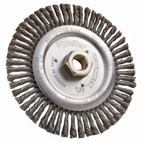 Weiler Dualife STB-6 Stringer Bead Twist Knot Wire Wheel, 6&#034; dia (WEI09400)