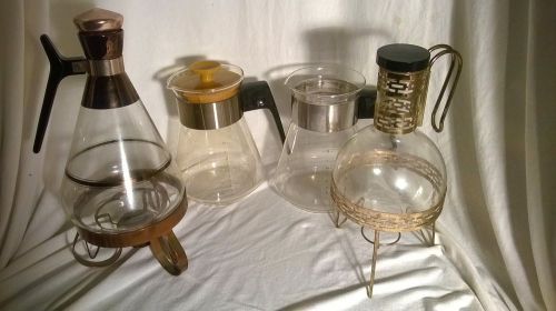 glass Coffee Pots &amp; 2 Warmers