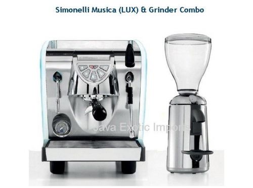 Simonelli musica lux pour over espresso machine &amp; grinder combo for sale
