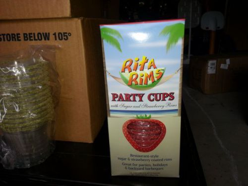 Margarita Machine/Rim and Boxed Party Cups
