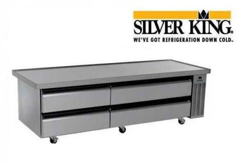 Silver king heavy duty 79.5&#034; chef base 10 pan capacity skrcb79h-c5 for sale