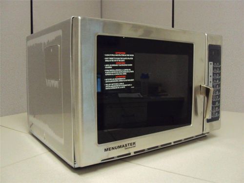 New apc comserv menumaster mfs12ts commercial microwave 1200w amana for sale