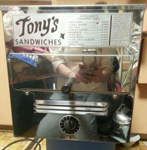 Tony&#039;s Sandwich Pizza oven It Works Neat Piece