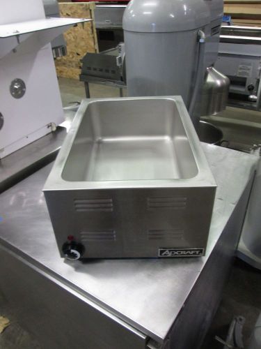 Adcraft Food Warmer Fw1200wf Countertop Portable Steam Table Pan Full Size,120v