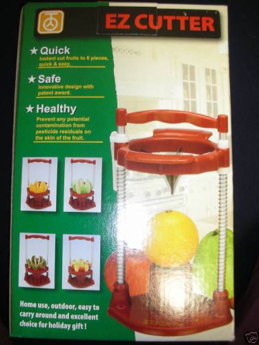 NEW Easy Lightweight Fruit Cutter Slicer Orange Apples Kiwis