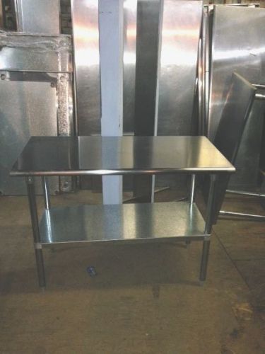 4FT Stainless steel Worktable with galvanized Under Shelf