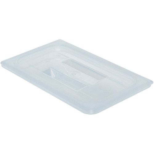 CAMBRO 1/4 GN LID WITH HANDLE, 6PK TRANSLUCENT 40PPCH-190