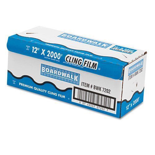 Boardwalk PVC Food Wrap Film  12&#034; x 2000-ft. Roll - one box of PVC film.