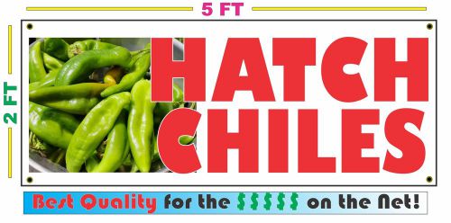 HATCH CHILES BANNER Sign NEW Larger Size Best Quality for the $$$ Peppers