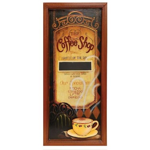 Coffee of the Day Sign Cafe Hand Painted Restaurant Decor New Free shipping