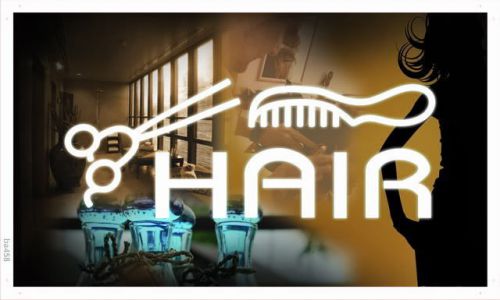 Ba458 hair cut salon comb scissor new banner shop sign for sale