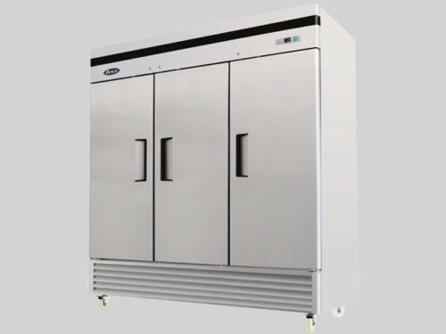 3 door stainless steel freezer, atosa bottom mount mbf8504 ,free shipping! for sale