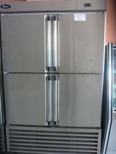 4-Door Stainless Freezer Cabinet